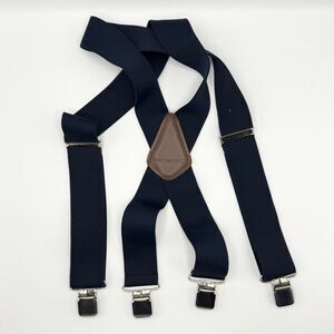 Carhartt Navy Blue Rugged Utility Flex Suspenders - US OSFM